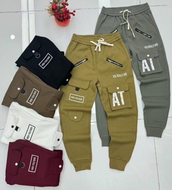 pantalon chasseur en joggins